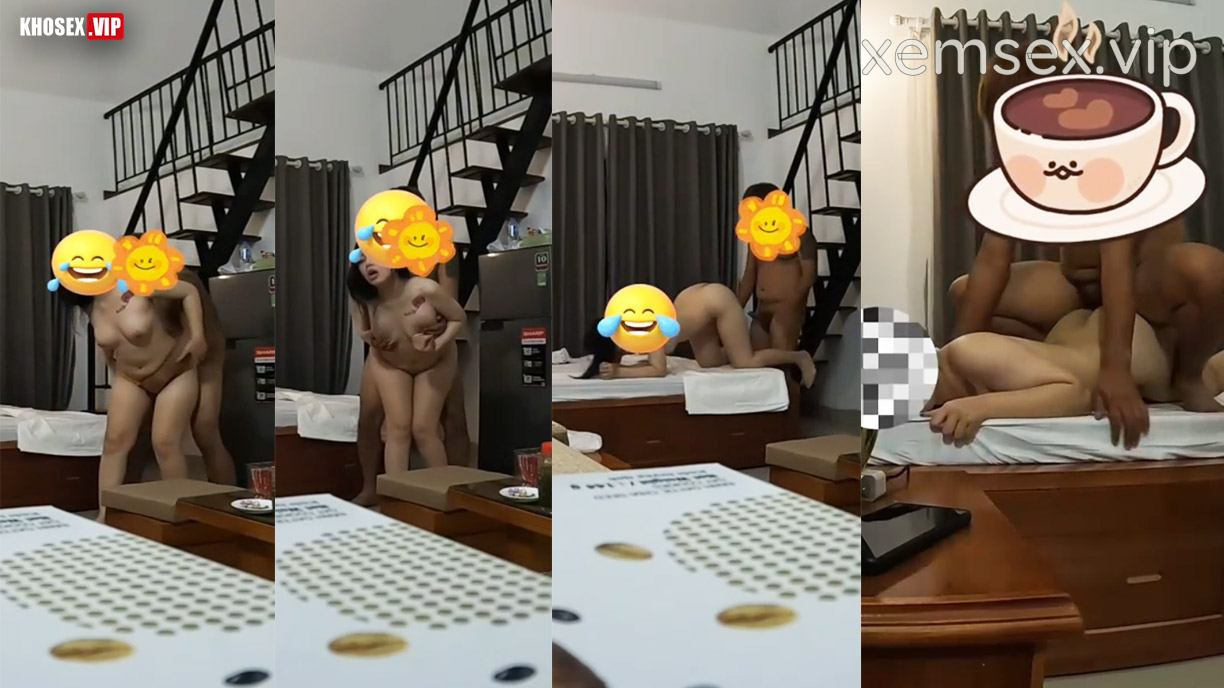 Đưa em sinh viên vú to lên villa địt nát lồn